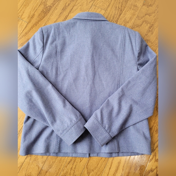 Vintage 90s Pendleton 100% Virgin Wool Blazer Purple Size 14 Button-Up - Picture 6 of 6